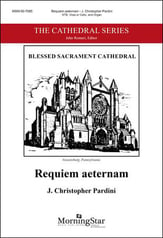 Requiem Aeternam SATB choral sheet music cover